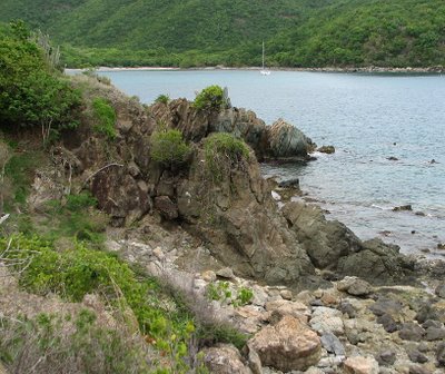 climbing rocks